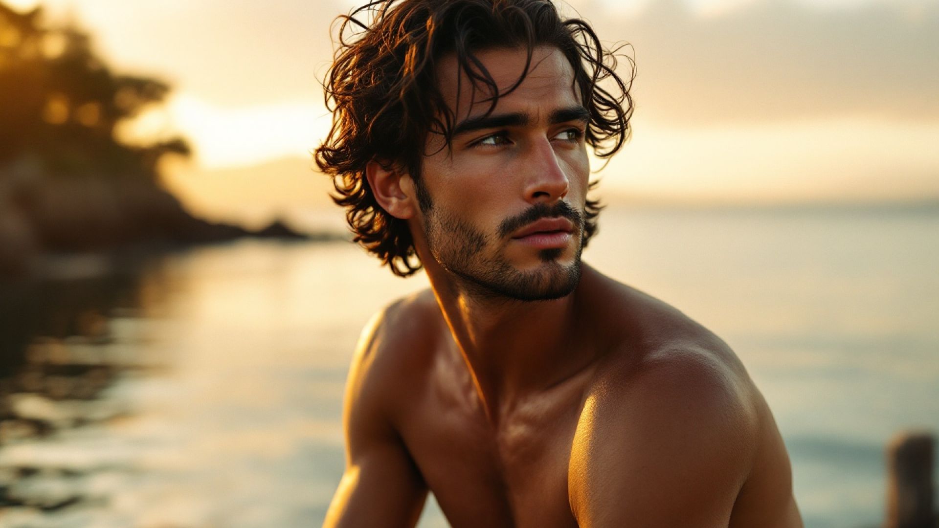 Racconti gay famiglia: Davide in Maremma sul pontile al tramonto