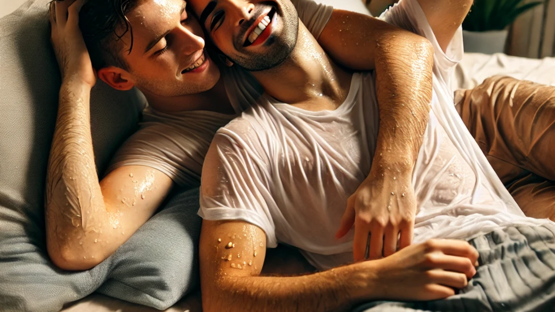 Sesso e pissing in camera tra Matteo ed Edoardo: una notte indimenticabile