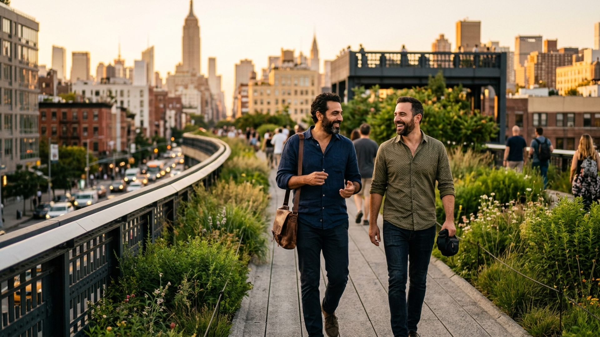 Gay weekend romantico a New York: Lorenzo e Andrea sull'High Line