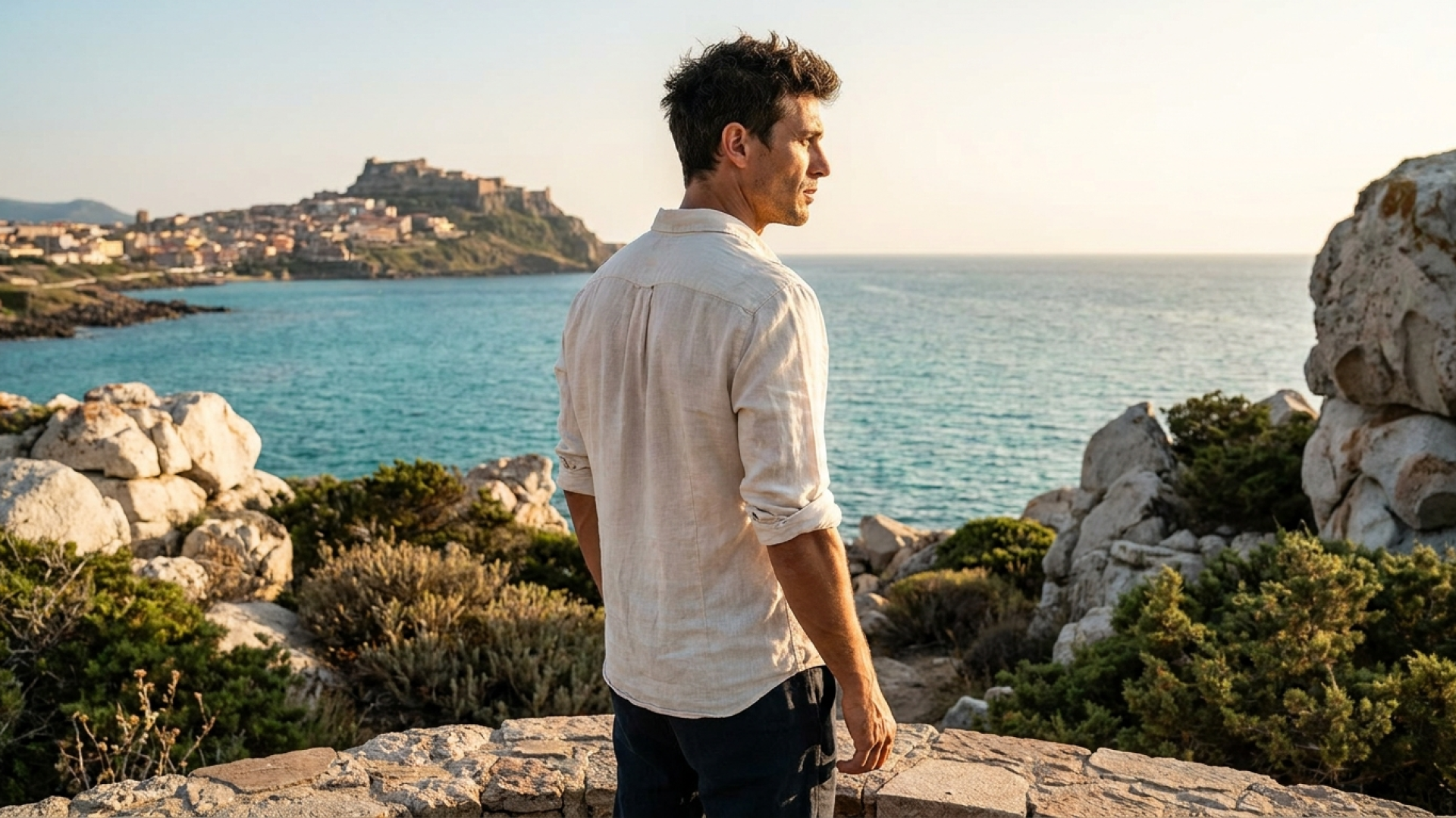 Gay weekend romantico in Sardegna: Marco in solitaria a Castelsardo